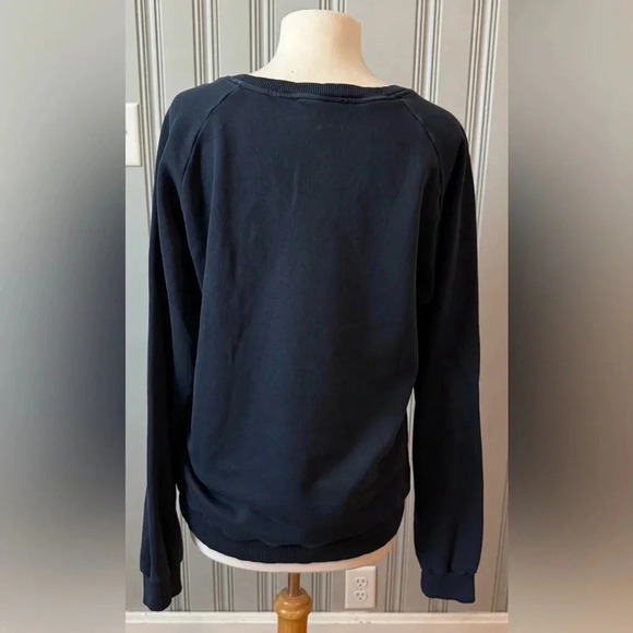 Balmain Paris The Rock Baroque Metallic-Print Sweatshirt, Blue 50 Size Large Men - Picture 3 of 13